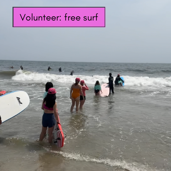 Volunteer: free surfing for kids