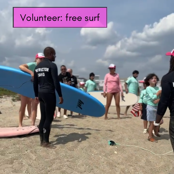 Volunteer: free surfing for kids