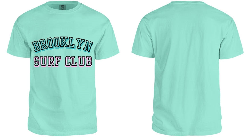 Brooklyn Pigment Dyed Tee - chalky liberty mint