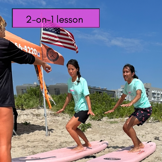 Semi-private Surf Lesson (2-on-1)