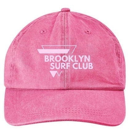 Pigment Dyed Twill Cap - Pink/Fuchsia