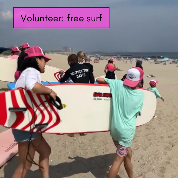 Volunteer: free surfing for kids