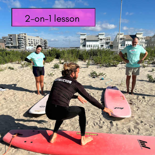 Semi-private Surf Lesson (2-on-1)
