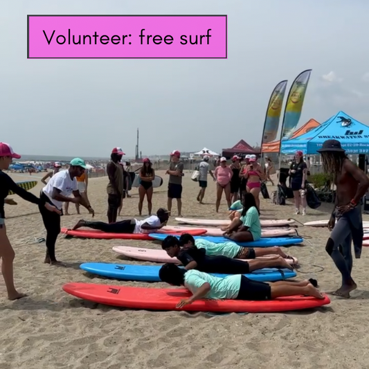 Volunteer: free surfing for kids