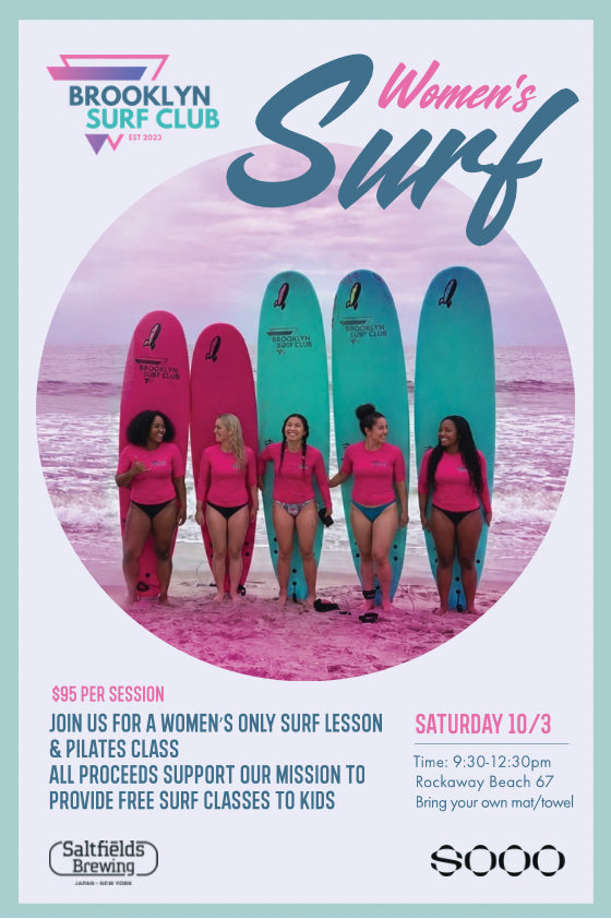 Women’s Surf Day – Surf Lesson + Pilates | Oct. 3, 2026