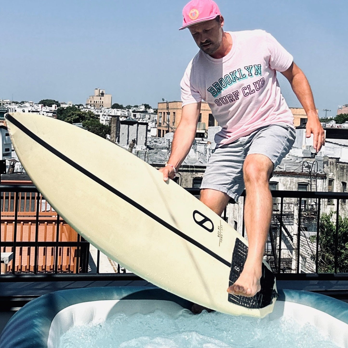 Pigment Dyed Tee - pink