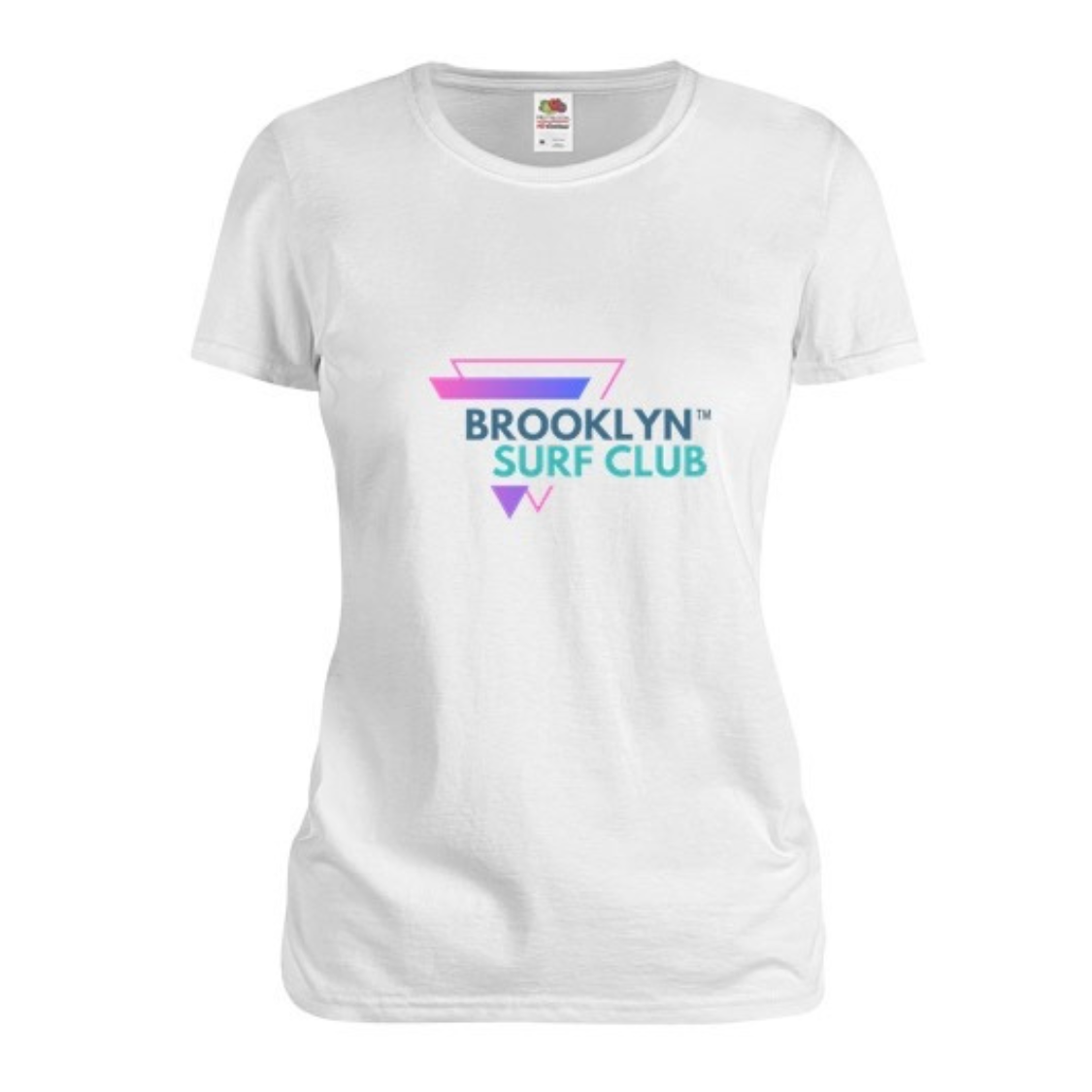 Brooklyn Surf Club Tee – White (Women’s Fit)